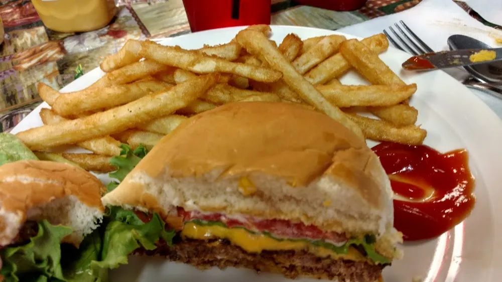 Cheeseburger and Fries